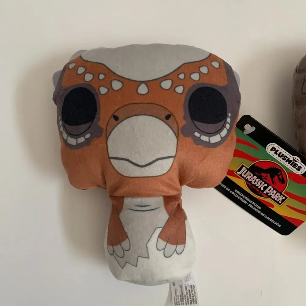 Funko POP! Plushies: 6'' Jurassic Stygimoloh T-Rex Lot Of 2 Beanbag Mini Plush